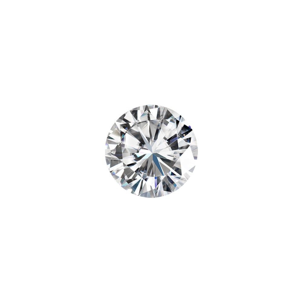 Moissanite 0.33CTW DEW Round Near-Colorless Brilliant Cut Moissanite