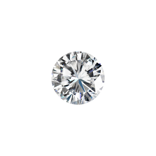 Moissanite 0.50CTW DEW Round Colorless Brilliant Cut Moissanite