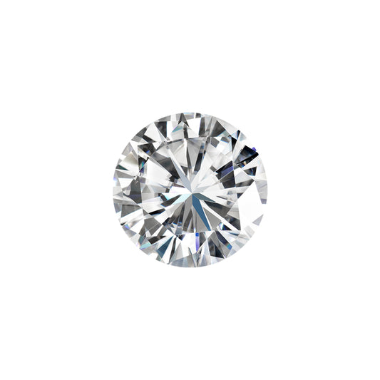 Moissanite 0.80CTW DEW Round Colorless Brilliant Cut Moissanite