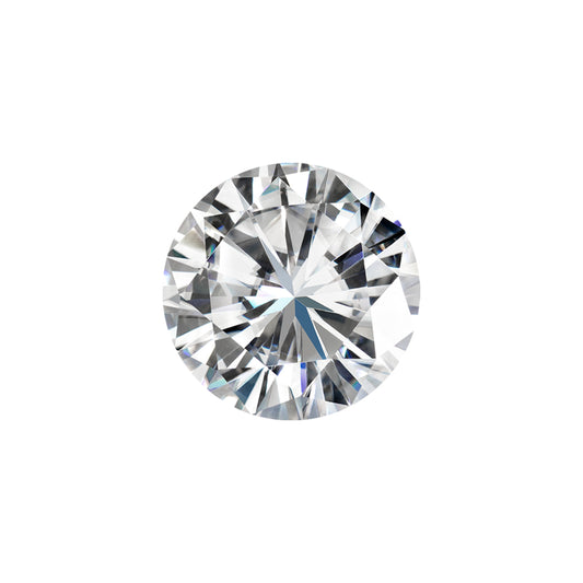 Moissanite 1.00CTW DEW Round Colorless Brilliant Cut Moissanite