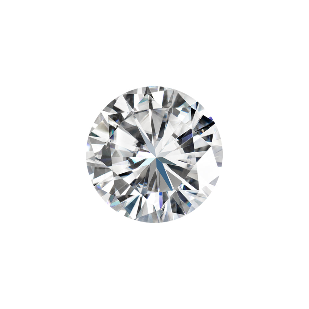 Moissanite 1.00CTW DEW Round Near-Colorless Brilliant Cut Moissanite