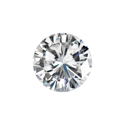 Moissanite 1.20CTW DEW Round Near-Colorless Brilliant Cut Moissanite