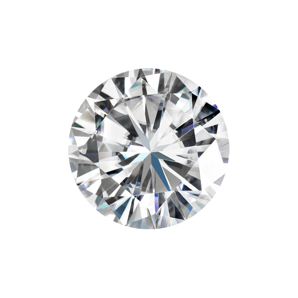 Forever One 1.90CTW DEW Round Near-Colorless Brilliant Cut Moissanite