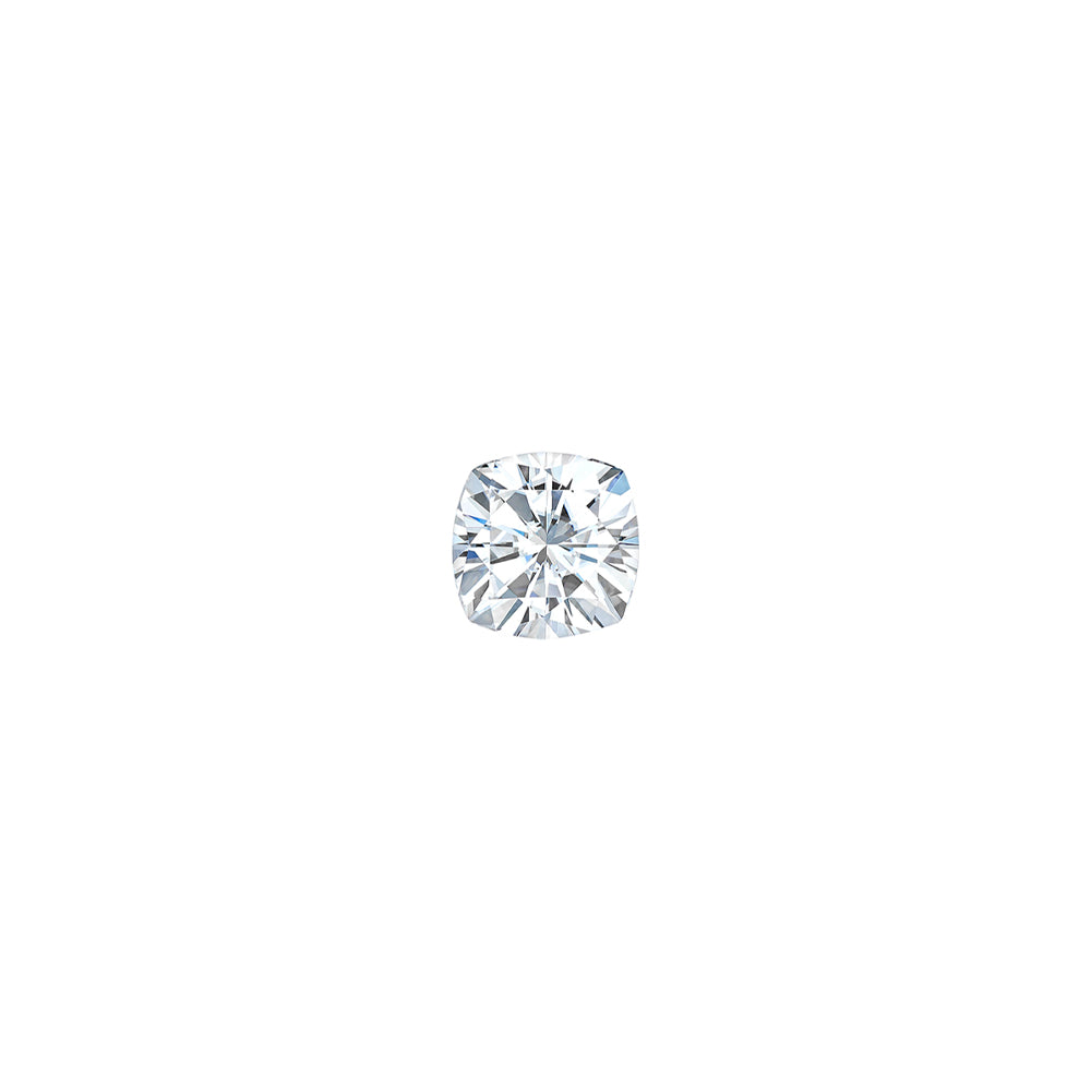 Moissanite 0.08CTW DEW Cushion Near-Colorless Brilliant Cut Moissanite