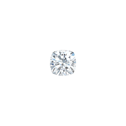 Moissanite 0.13CTW DEW Cushion Colorless Brilliant Cut Moissanite