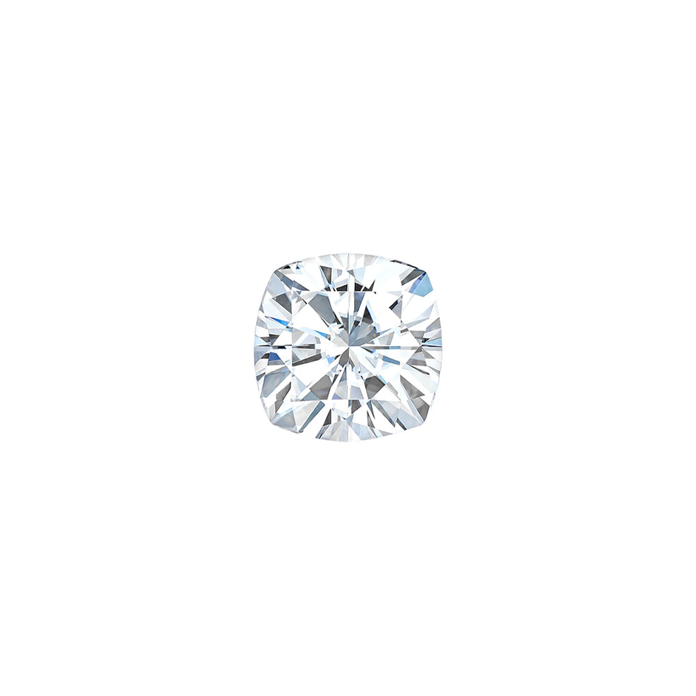 Moissanite 0.33CTW DEW Cushion Near-Colorless Brilliant Cut Moissanite