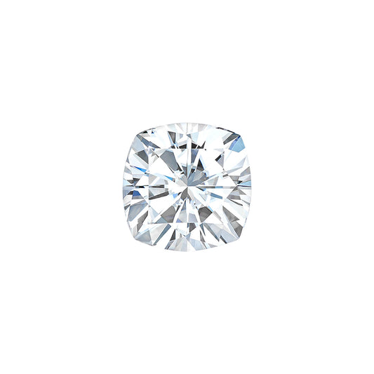 Moissanite 0.60CTW DEW Cushion Colorless Brilliant Cut Moissanite