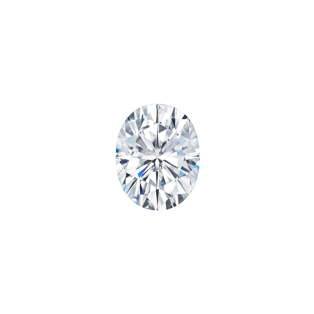 Moissanite 0.26CTW DEW Oval Colorless Brilliant Cut Moissanite