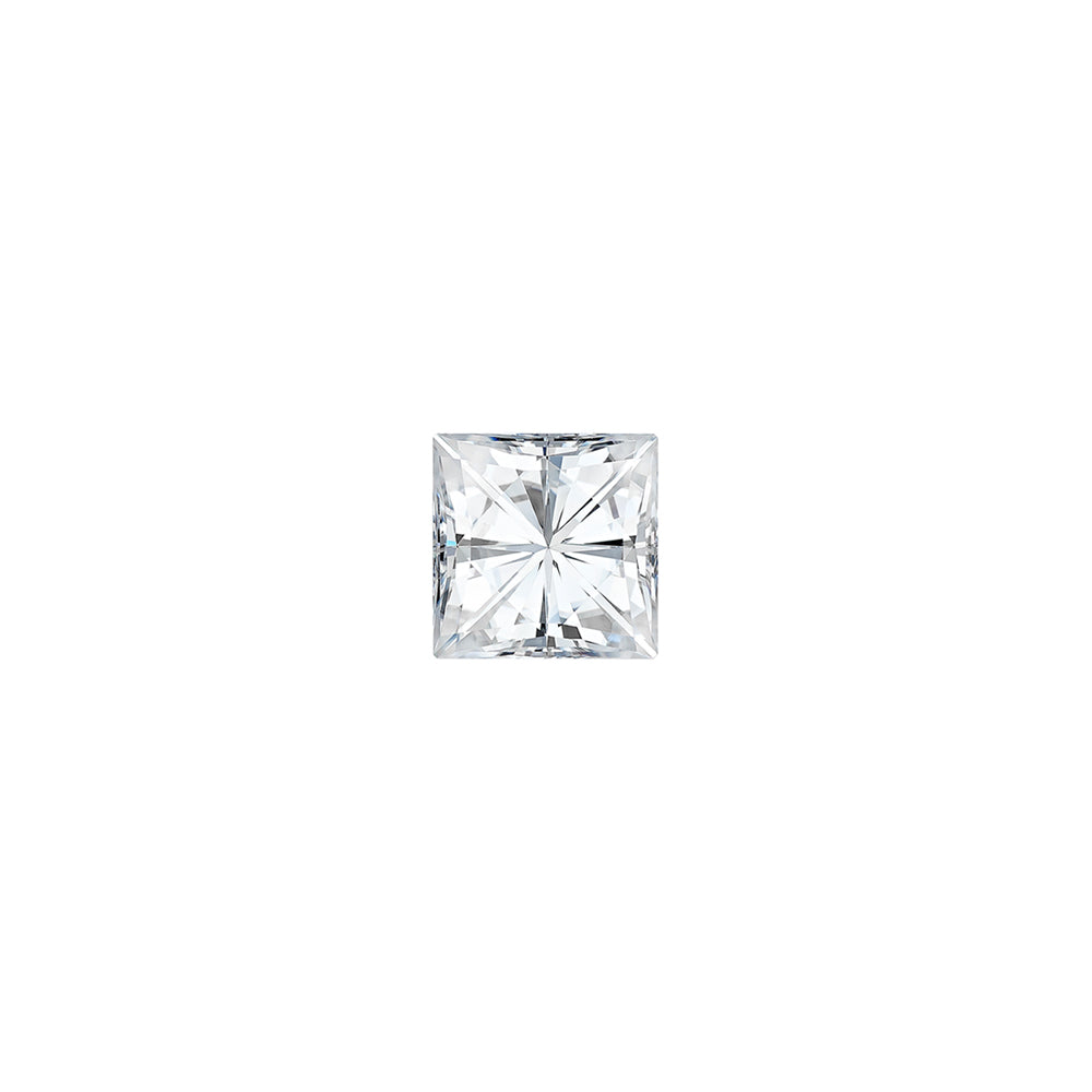 Forever One 0.18CTW DEW Square Near-Colorless Brilliant Cut Moissanite