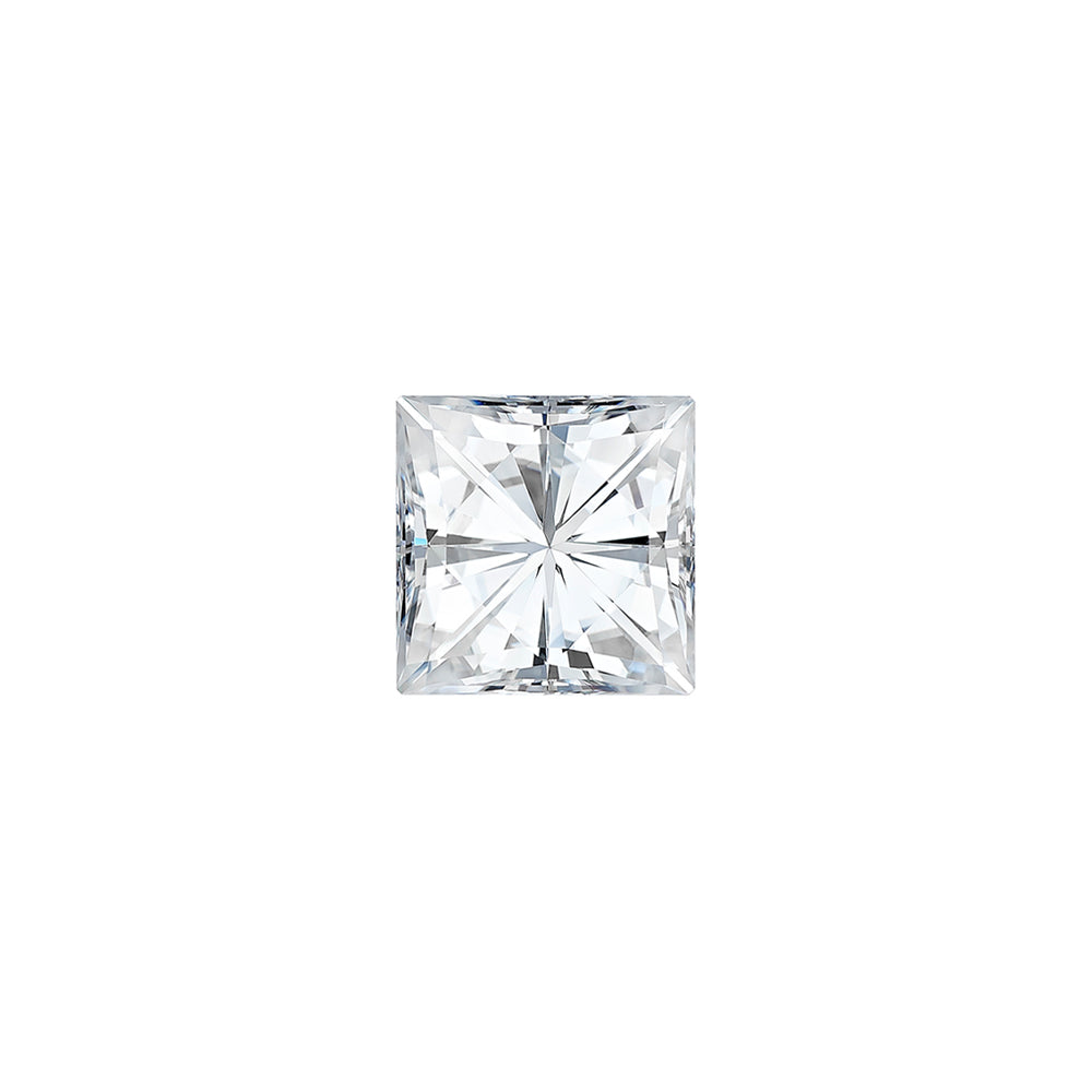 Moissanite 0.41CTW DEW Square Colorless Brilliant Cut Moissanite