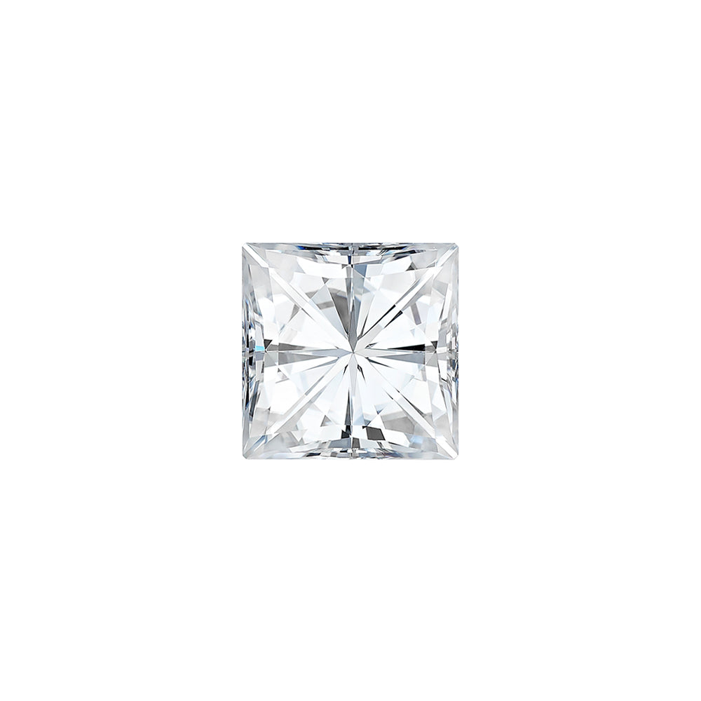 Moissanite 0.60CTW DEW Square Near-Colorless Brilliant Cut Moissanite