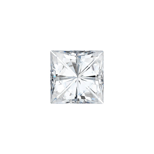 Moissanite 0.80CTW DEW Square Near-Colorless Brilliant Cut Moissanite