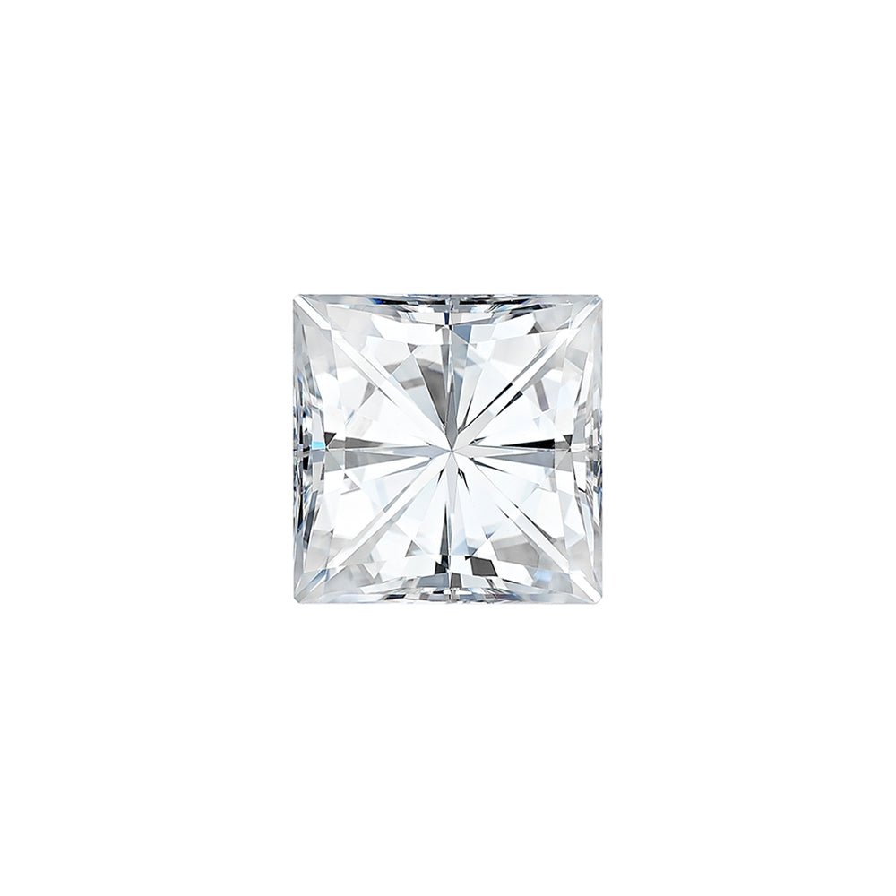 Forever One 0.80CTW DEW Square Colorless Brilliant Cut Moissanite