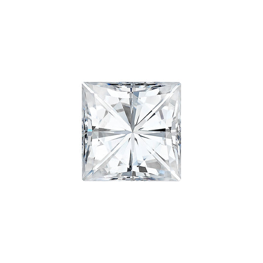 Moissanite 1.00CTW DEW Square Near-Colorless Brilliant Cut Moissanite