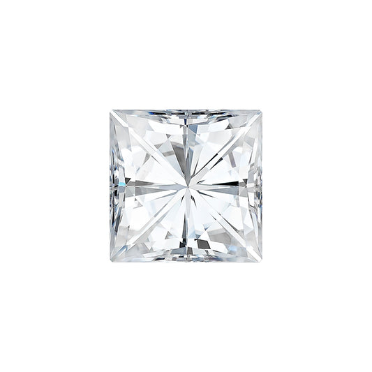 Moissanite 1.30CTW DEW Square Near-Colorless Brilliant Cut Moissanite