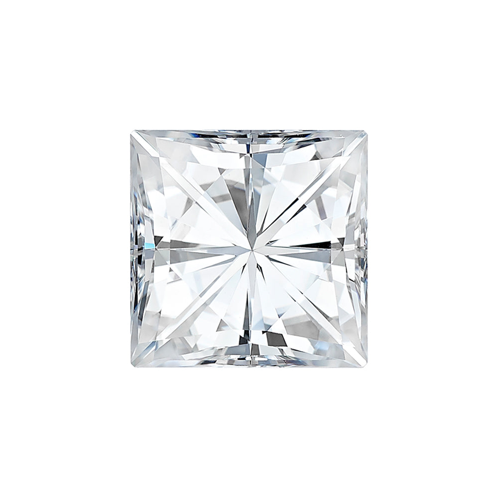 Moissanite 2.10CTW DEW Square Near-Colorless Brilliant Cut Moissanite