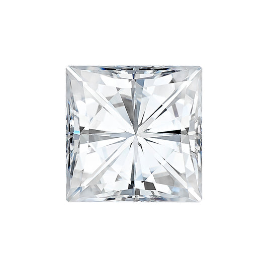 Moissanite 2.50CTW DEW Square Near-Colorless Brilliant Cut Moissanite