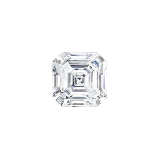 Moissanite 0.60CTW DEW Asscher Near-Colorless Step Cut Moissanite