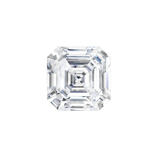 Moissanite 0.95CTW DEW Asscher Near-Colorless Step Cut Moissanite