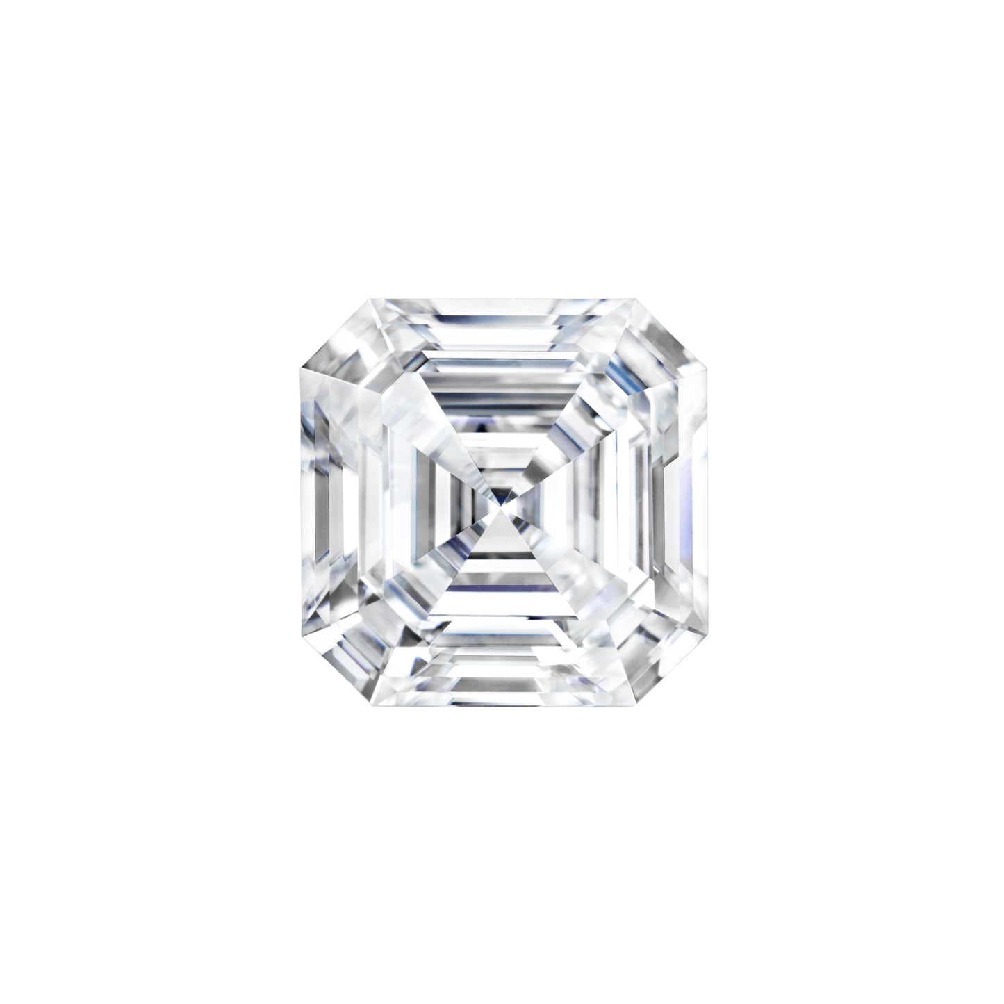 Forever One 0.95CTW DEW Asscher Colorless Step Cut Moissanite