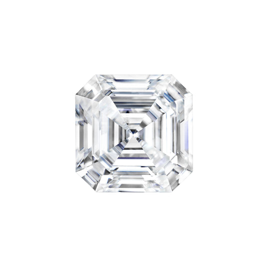 Moissanite 1.30CTW DEW Asscher Near-Colorless Step Cut Moissanite