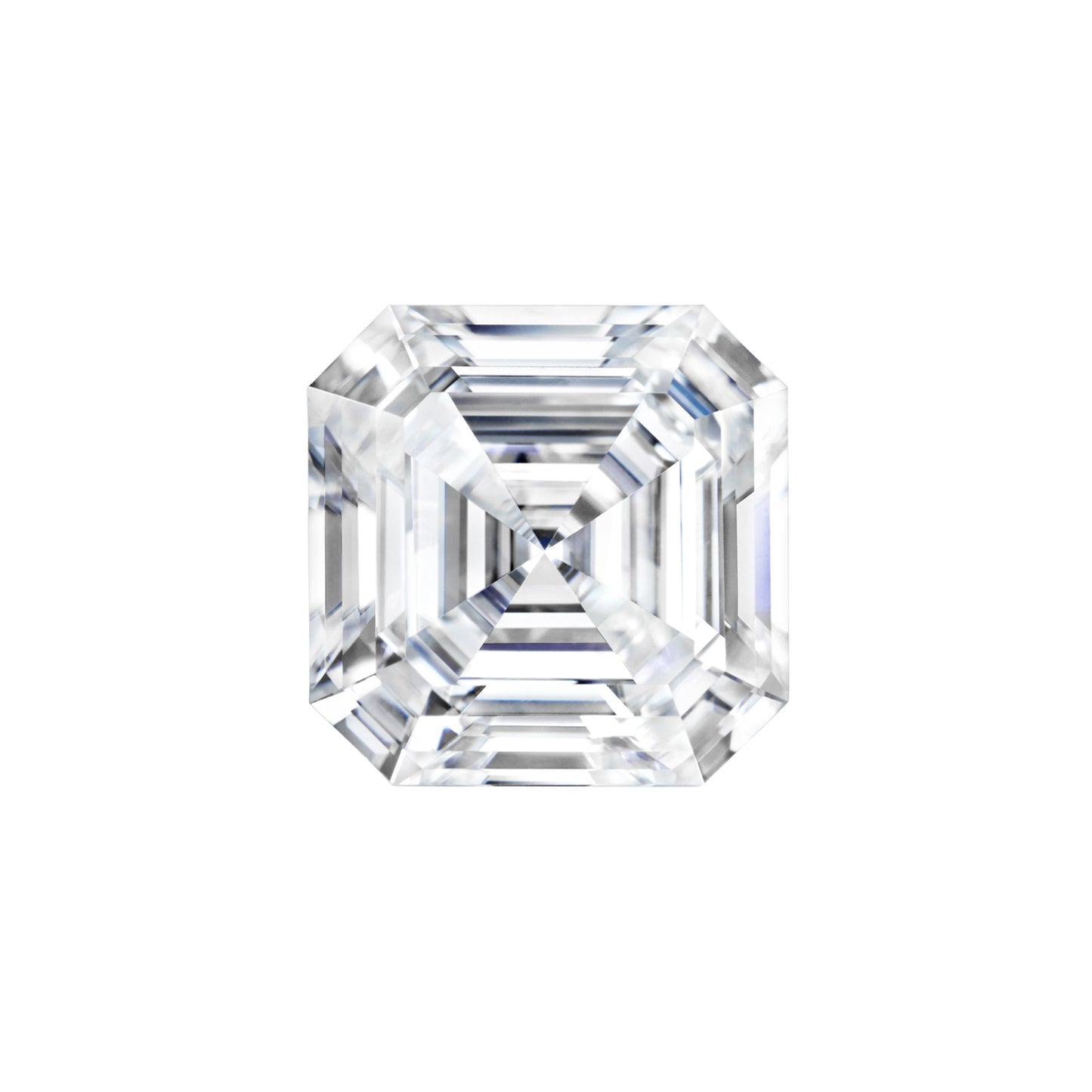 Moissanite 1.30CTW DEW Asscher Colorless Step Cut Moissanite