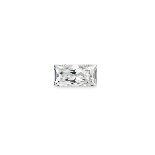 Moissanite 0.11CTW DEW Straight Baguette Colorless Modified Brilliant Cut Moissanite