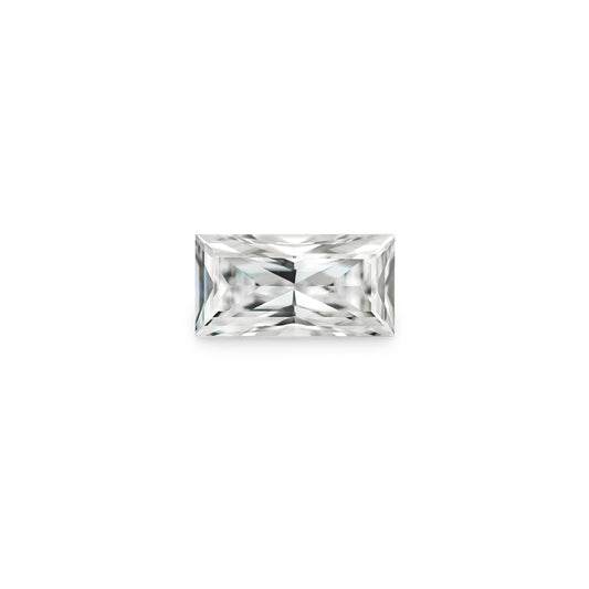 Moissanite 0.21CTW DEW Straight Baguette Colorless Modified Brilliant Cut Moissanite