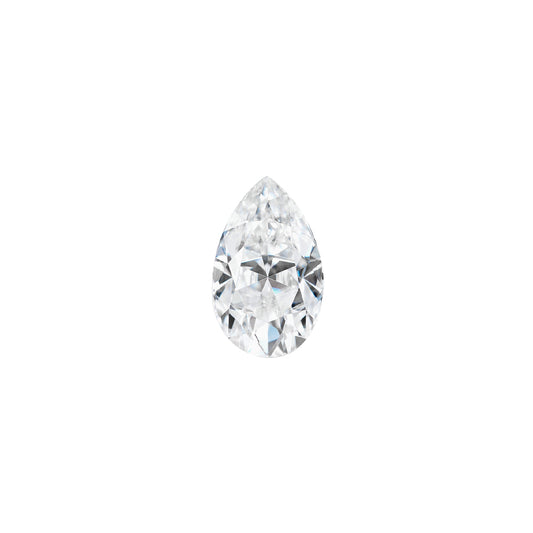 Moissanite 0.21CTW DEW Pear Near-Colorless Brilliant Cut Moissanite