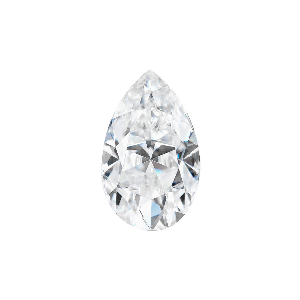 Moissanite 0.94CTW DEW Pear Near-Colorless Brilliant Cut Moissanite