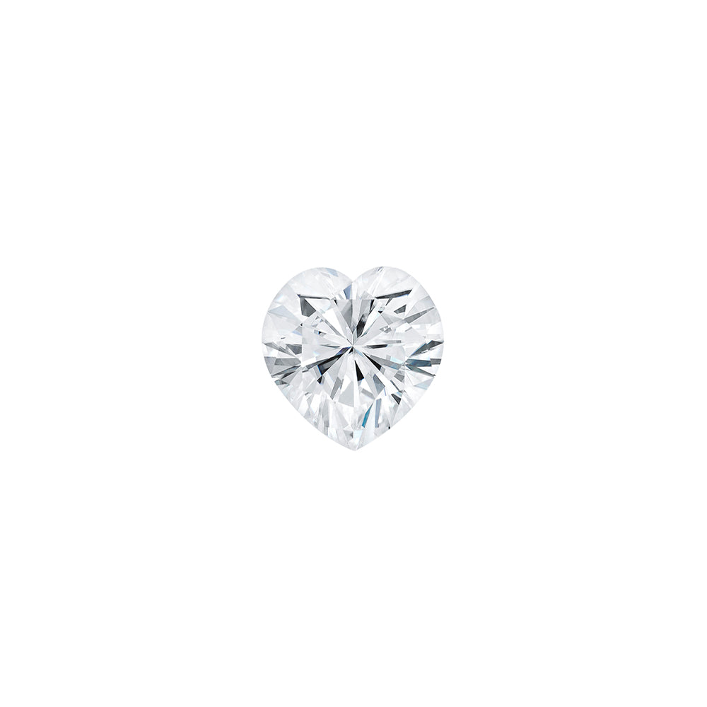 Moissanite 0.34CTW DEW Heart Near-Colorless Brilliant Cut Moissanite