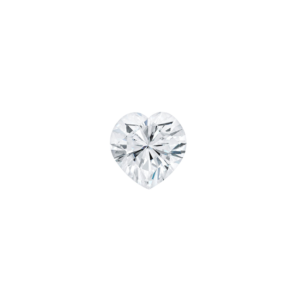 Forever One 0.23CTW DEW Heart Colorless Brilliant Cut Moissanite