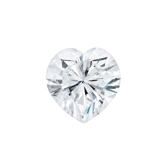 Moissanite 1.20CTW DEW Heart Colorless Brilliant Cut Moissanite