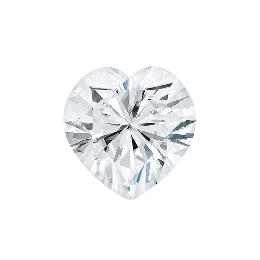 Moissanite 1.80CTW DEW Heart Near-Colorless Brilliant Cut Moissanite