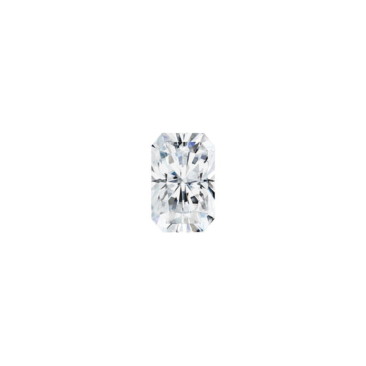 Moissanite 0.11CTW DEW Radiant Colorless Modified Brilliant Cut Moissanite