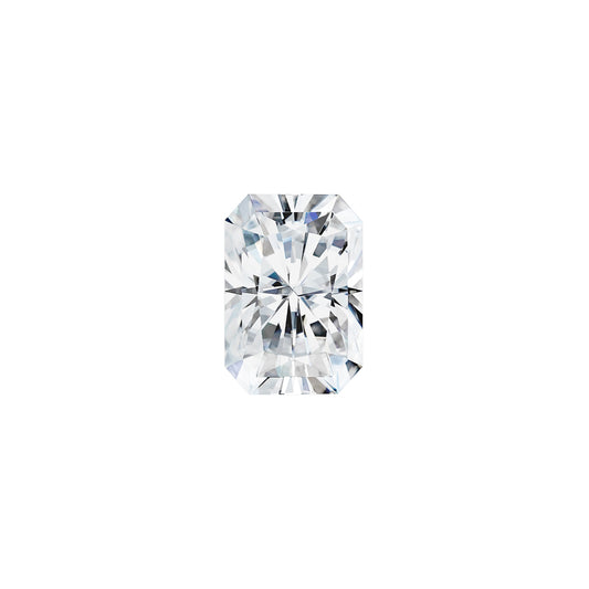 Moissanite 0.33CTW DEW Radiant Near-Colorless Modified Brilliant Cut Moissanite