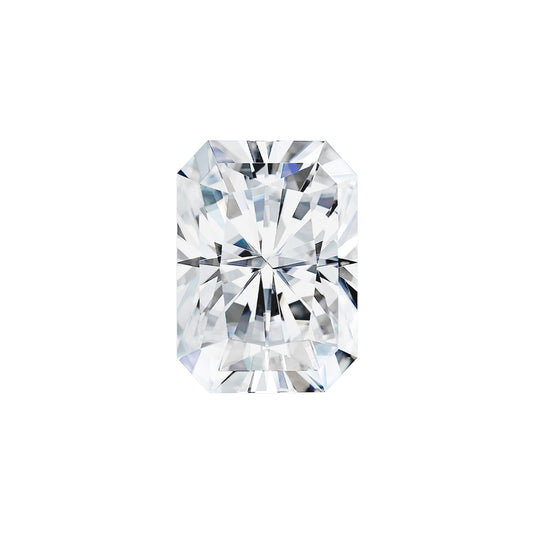 Moissanite 1.20CTW DEW Radiant Near-Colorless Modified Brilliant Cut Moissanite