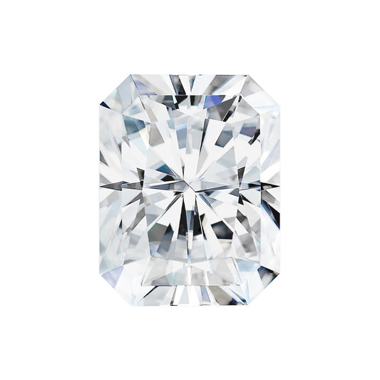 Moissanite 2.70CTW DEW Radiant Colorless Modified Brilliant Cut Moissanite