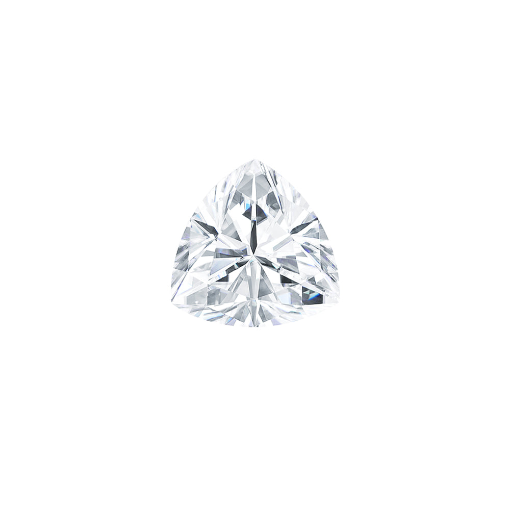 Moissanite 0.50CTW DEW Trillion Colorless Brilliant Cut Moissanite