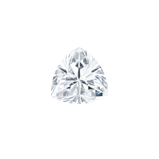 Moissanite 0.70CTW DEW Trillion Colorless Brilliant Cut Moissanite