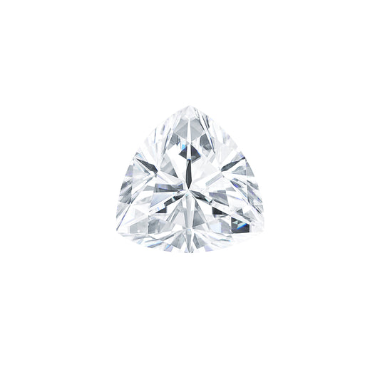 Moissanite 0.80CTW DEW Trillion Near-Colorless Brilliant Cut Moissanite