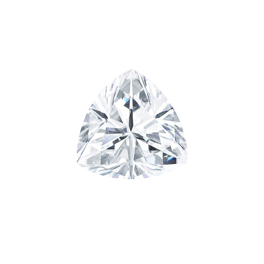 Moissanite 1.00CTW DEW Trillion Colorless Brilliant Cut Moissanite