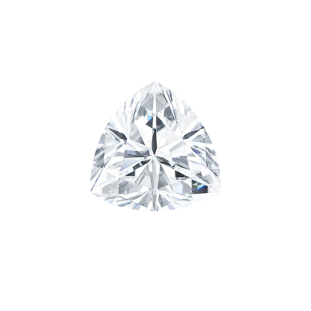 Moissanite 1.00CTW DEW Trillion Colorless Brilliant Cut Moissanite