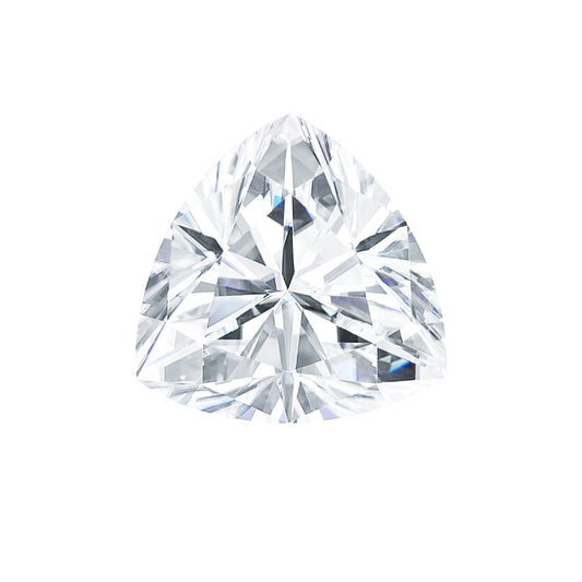 Moissanite 2.40CTW DEW Trillion Near-Colorless Brilliant Cut Moissanite