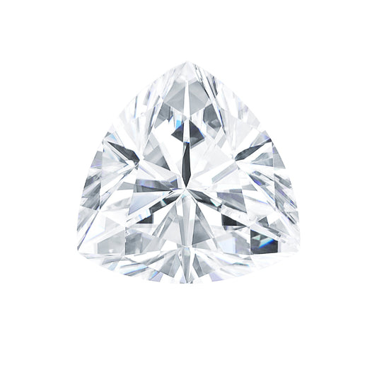 Moissanite 3.24CTW DEW Trillion Near-Colorless Brilliant Cut Moissanite