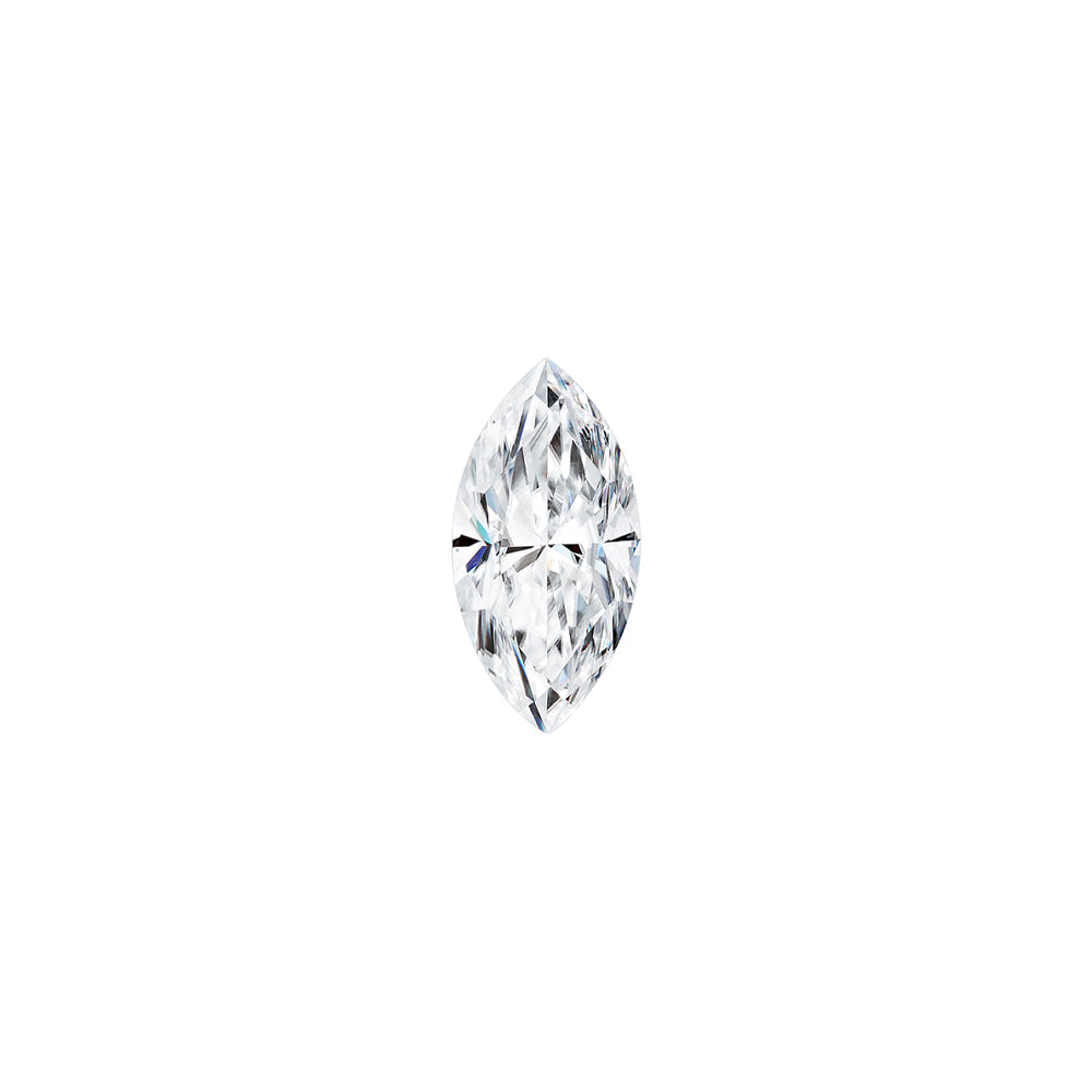 Forever One 0.13CTW DEW Marquise Colorless Brilliant Cut Moissanite