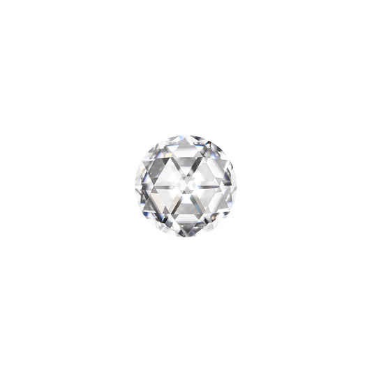 Moissanite 0.23CTW DEW Round Colorless DuetRose Cut Moissanite