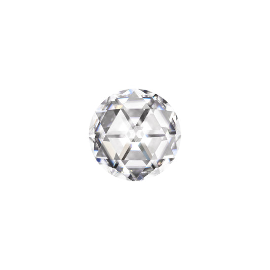 Moissanite 0.44CTW DEW Round Near-Colorless DuetRose Cut Moissanite