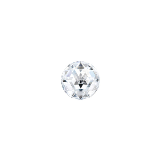 Moissanite 0.09CTW DEW Round Near-Colorless Rosette Cut Moissanite