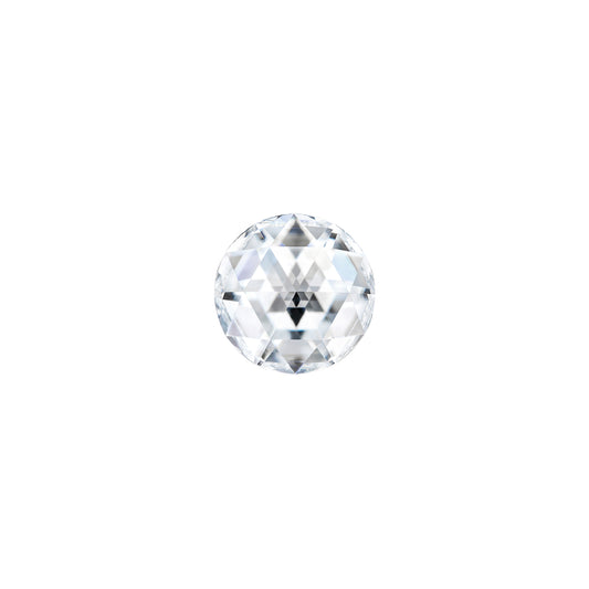 Moissanite 0.14CTW DEW Round Near-Colorless Rosette Cut Moissanite